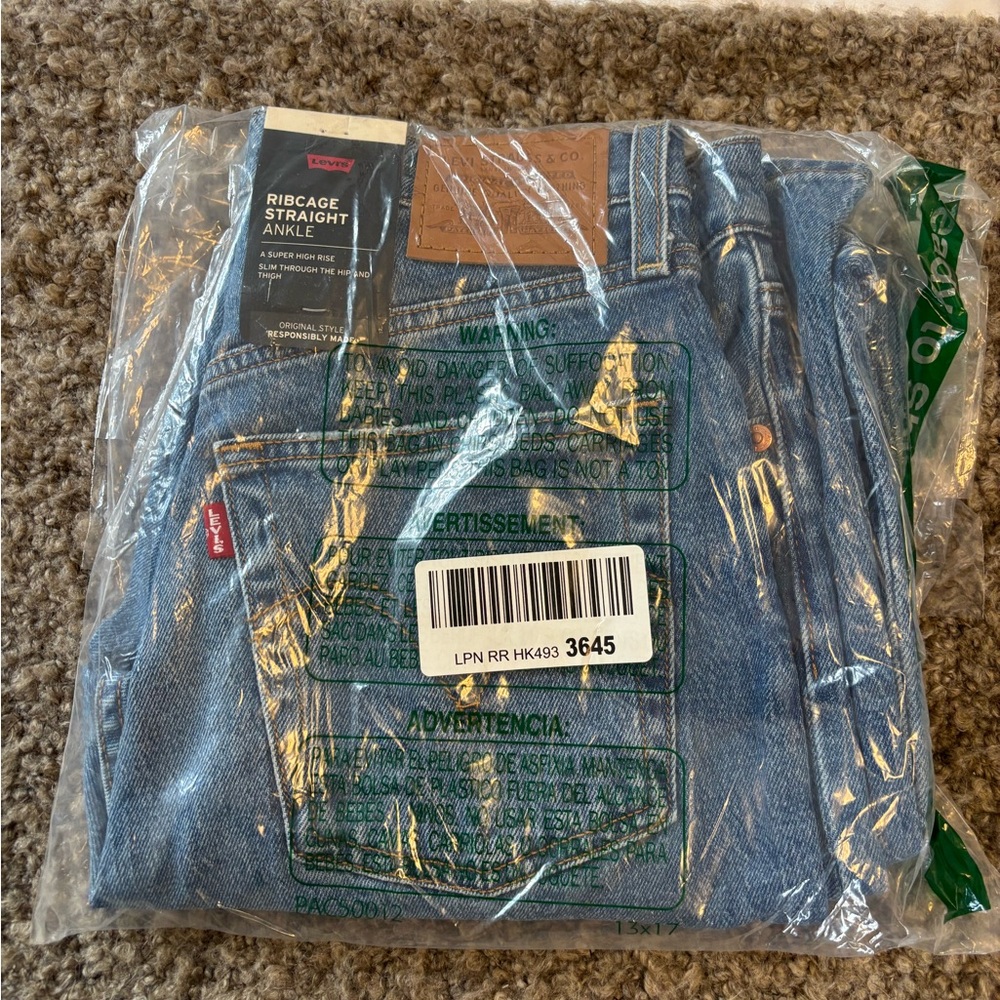 Levi's Classic Blue Denim Jeans
